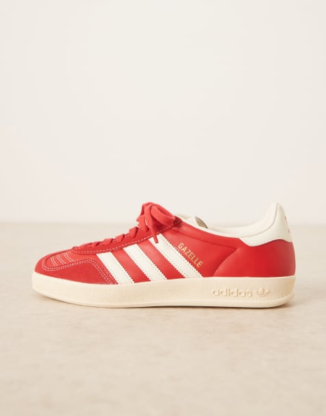 adidas gazelle silver green womens Predator Sala in Beige/Victory Red  SVRN