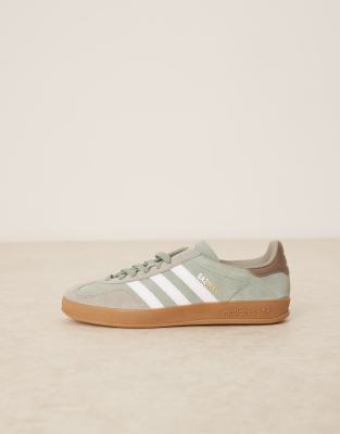 adidas Originals Gazelle indoor sneakers in sage green