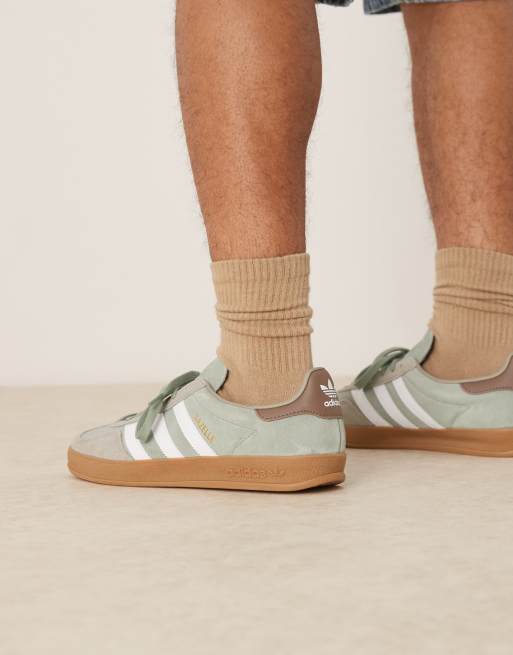 adidas gazelle silver green womens Adidas Gazelle Indoor Tan