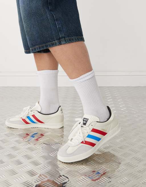 Adidas shoes red white blue online