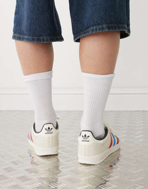 ★adidas★ Gazelle Indoor White Red Blue adidas Gazelle Indoor (Blue / White / Red) IF9643 - Allike Store