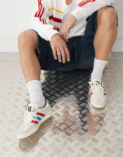 Red blue white sneakers online