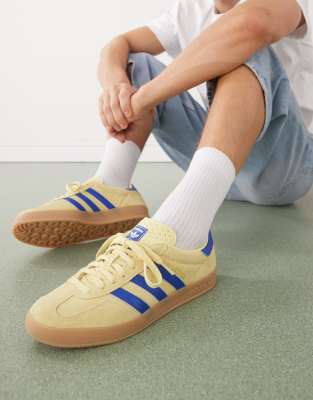 Adidas Originals Gazelle Indoor Suede Sneakers In Neutral