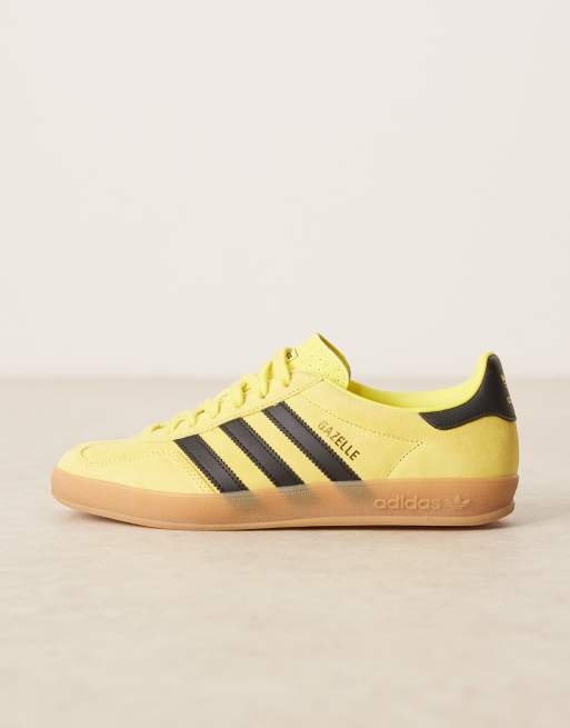 adidas gazelle silver green womens Adidas Gazelle Bold In Black Yellow For Women