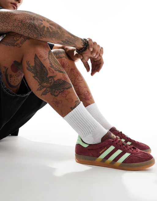 Adidas originals gazelle burgundy online