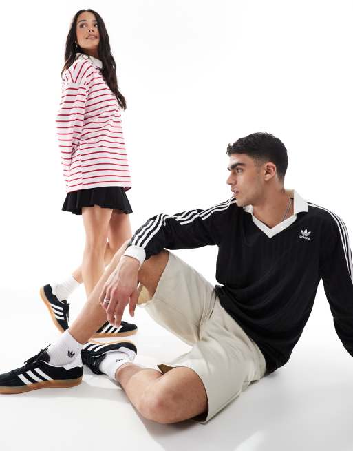 Adidas black glitter trainers clearance