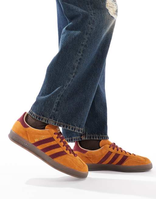 adidas Originals Gazelle Indoor trainers in brown | ASOS