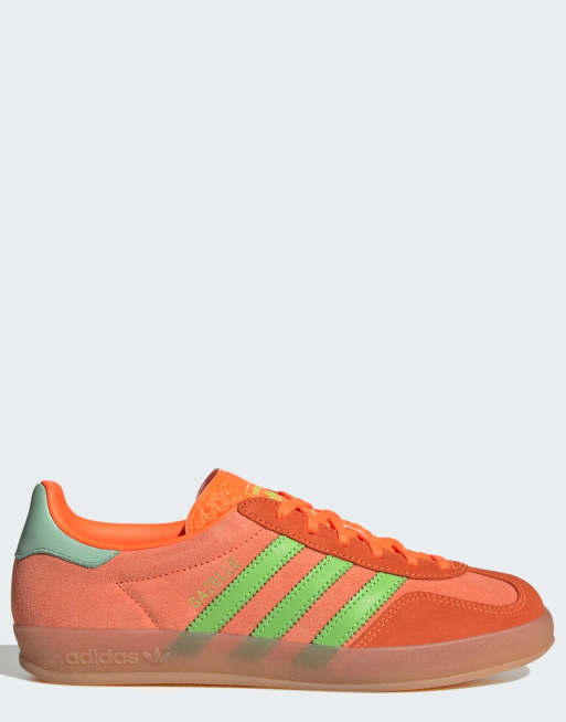 adidas gazelle silver green womens Adidas Gazelle Indoor 'Preloved Scarlet/Court Green' -Originally $120. –  Unheardof Brand main image 0