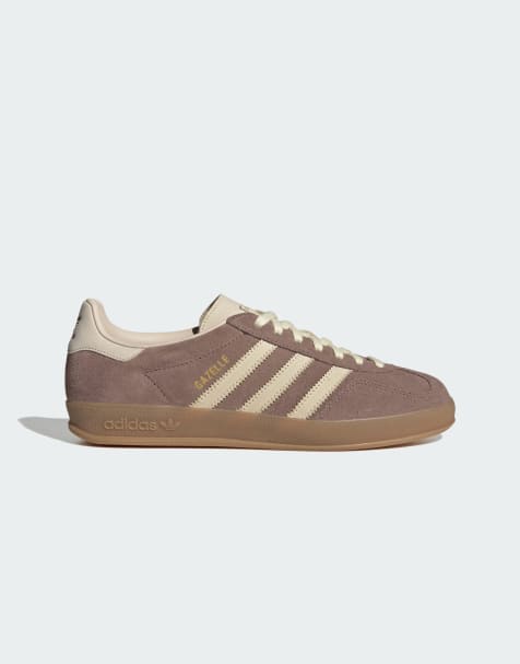 adidas Originals - Gazelle Indoor - Zapatillas de deporte marrones y color vainilla - view 1