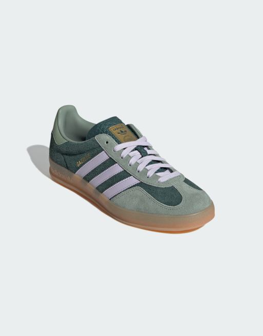 adidas Originals – Gazelle Indoor – Zielone buty sportowe