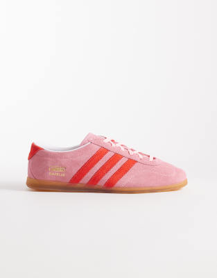  Gazelle Lo Pro in light pink and red
