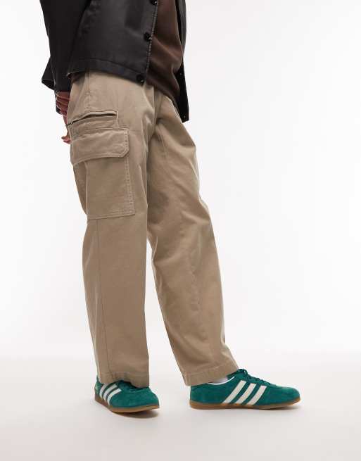 adidas Originals – Gazelle Lo Pro – Mörkgröna och vita sneakers, 5 av 5