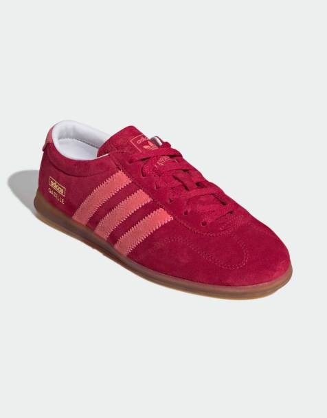 adidas Originals Gazelle - Lo Pro - Schoenen in rood met gomzool - view 1