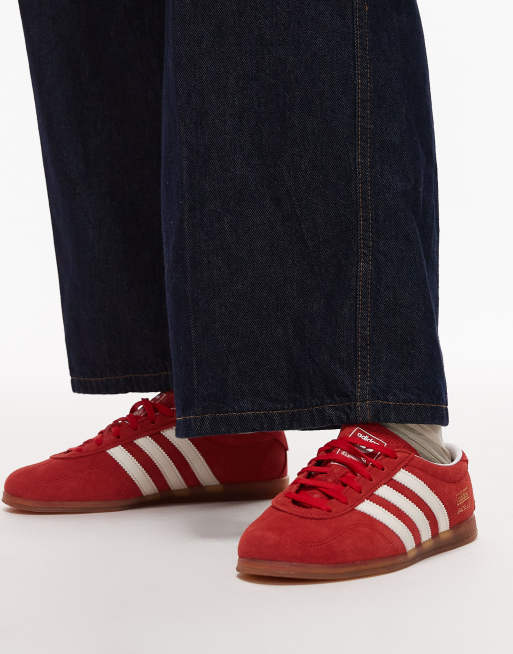adidas Originals – Gazelle – Lo Pro – Sneaker in Rot und Weiß, 5 von 5