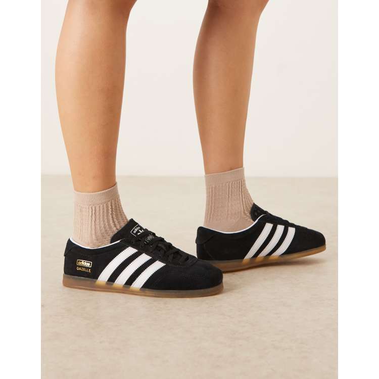 adidas Originals Gazelle Lo Pro sneakers in black | ASOS