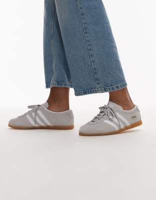 Adidas Originals Gazelle Lo Pro Sneakers In Gray