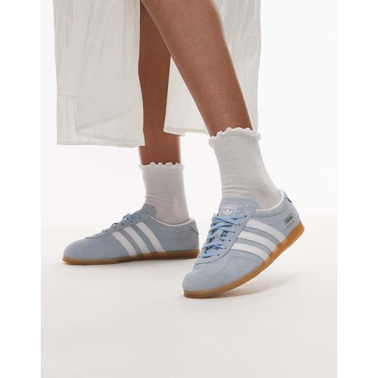 【adidas Originals】Gazelle Lo Pro sneakers adidas Originals Gazelle Lo Pro sneakers in light blue | ASOS