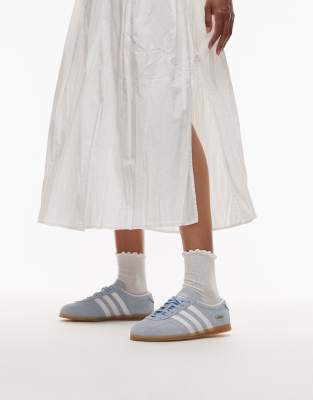adidas Originals Gazelle Lo Pro sneakers in light blue | ASOS