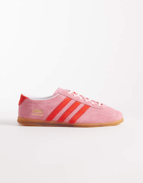 adidas Originals - Gazelle Lo Pro - Sneakers rosa chiaro e rosso - view 1