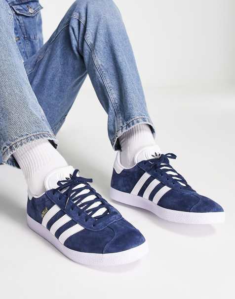 adidas Originals - Gazelle - Marineblå sneakers - NAVY - view 1