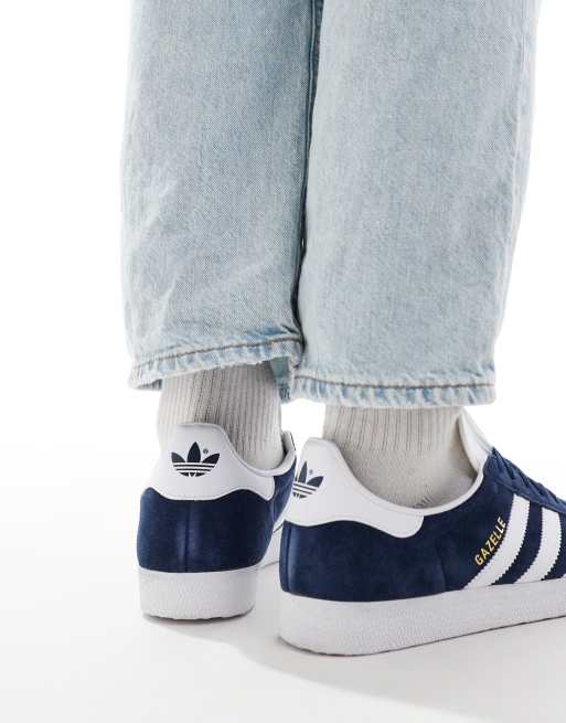 adidas Originals – Gazelle – Marineblaue Sneaker, 3 von 5