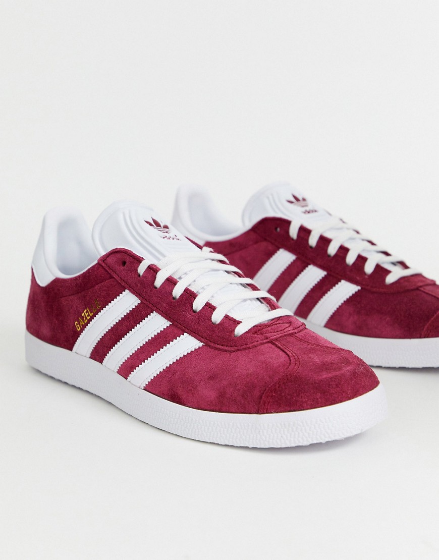 adidas Originals – Gazelle – Röda sneakers-Svart