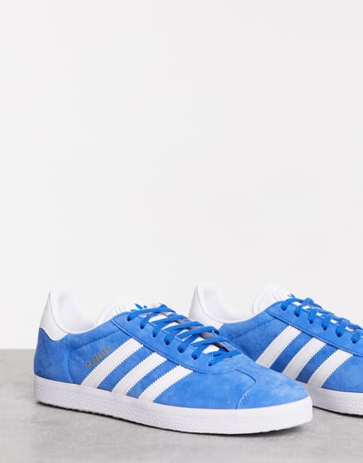 adidas Originals – Gazelle – Sneaker in Blau & Weiß
