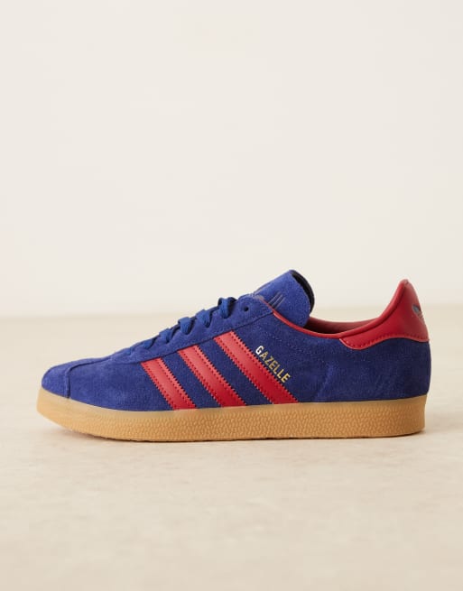adidas Originals – Gazelle – Sneaker in Dunkelblau und Rot, 5 von 5