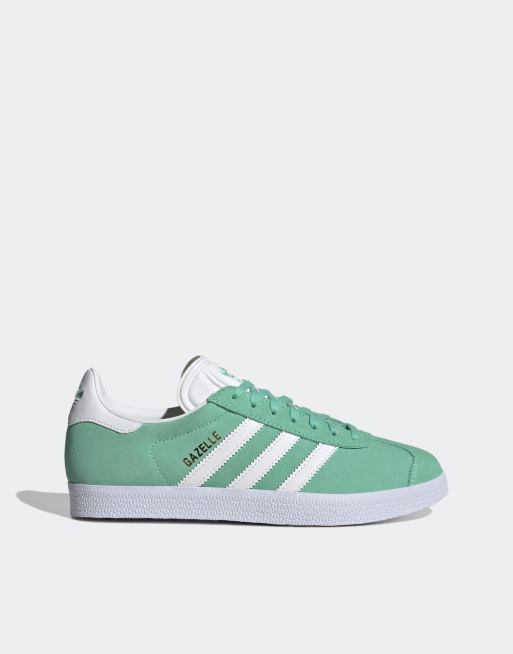 adidas Originals – Gazelle – Sneaker in Grün und Weiß