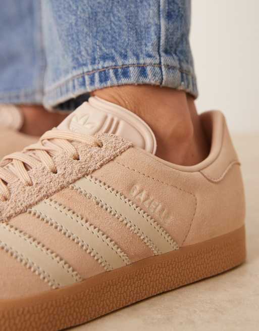 adidas Originals – Gazelle – Sneaker in Rosé und Cremeweiß, 4 von 5