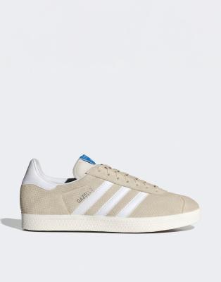 adidas Originals Gazelle sneakers in beige and white ASOS