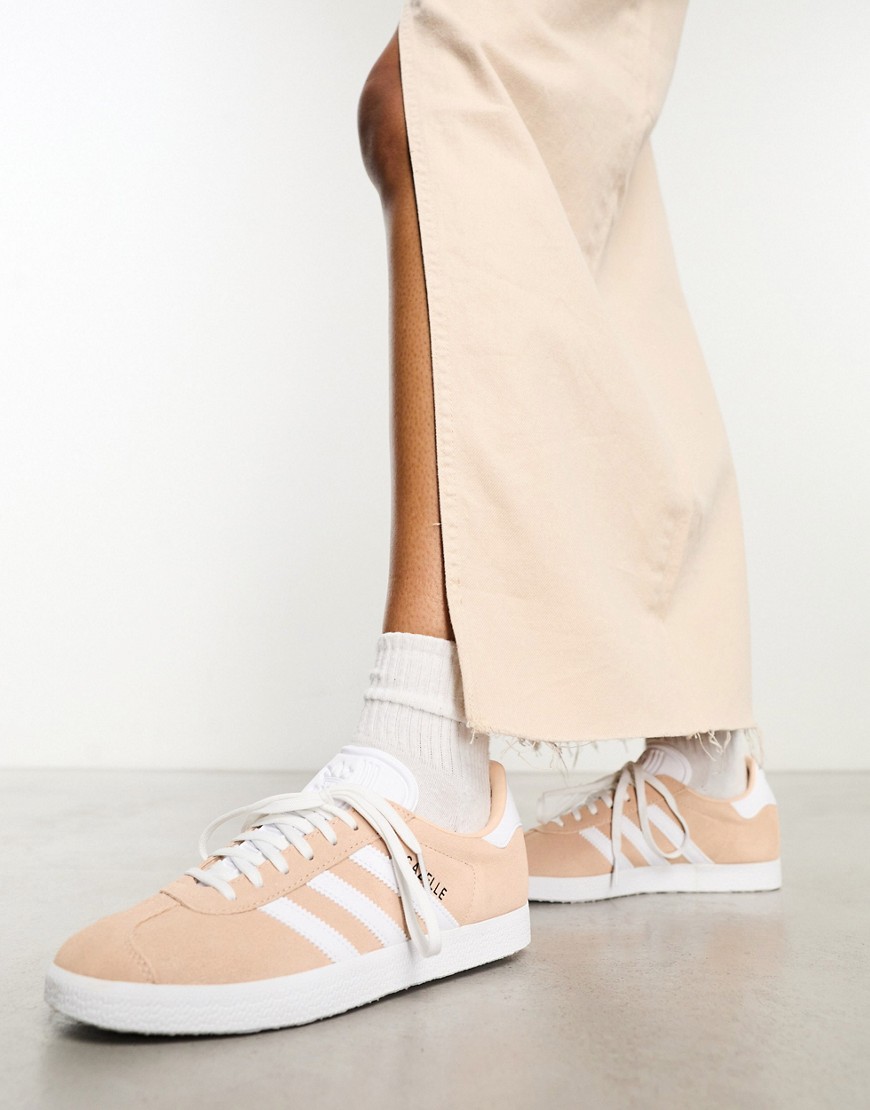 Adidas Originals Gazelle Sneakers In Beige-neutral