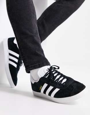 af erstatte spiller adidas Originals Gazelle sneakers in black bb5476 | ASOS