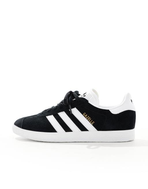 Adidas gazelle shoes shop black and white