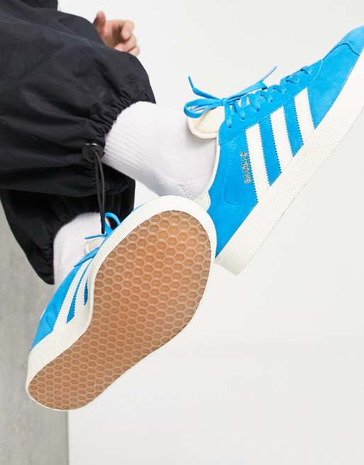 Adidas deals gazelle blue