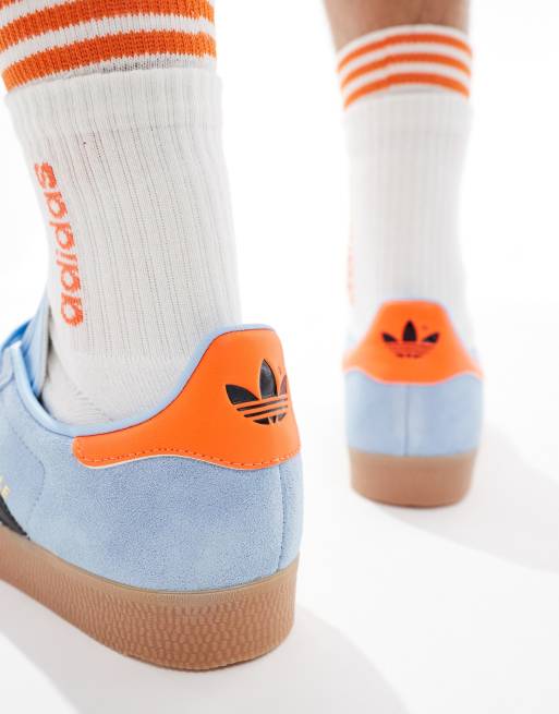 Adidas Originals Gazelle Sneakers in Blue and Black