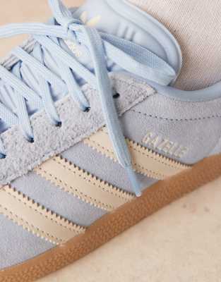 adidas Originals Gazelle sneakers in blue and cream