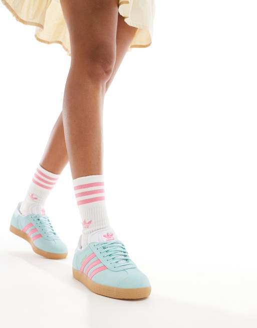 adidas gazelle silver green womens Adidas Gazelle Bold Wild Pink  Hypedfam