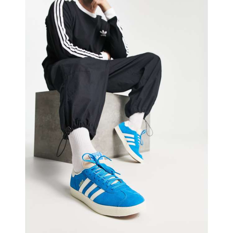 Aan boord Onregelmatigheden bus adidas Originals gazelle sneakers in blue | ASOS