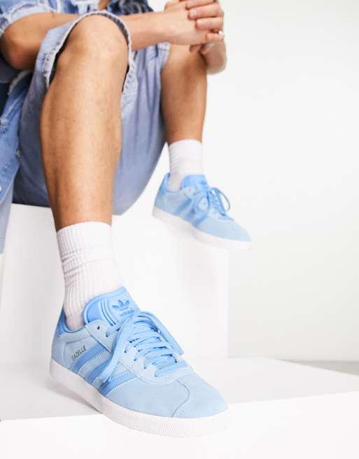 adidas Originals gazelle sneakers in blue ASOS