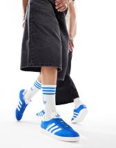 【adidas】Originals 'adicolor 70s' Gazelle スニーカー ♪ adidas Originals Adicolor 70s Gazelle sneakers in blue | ASOS