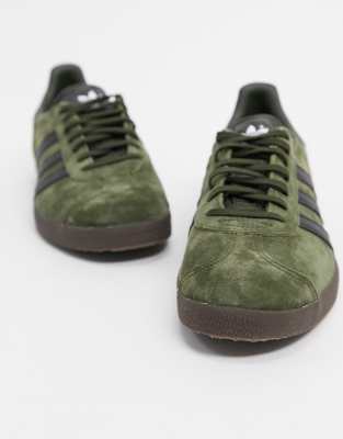 adidas camoscio verde