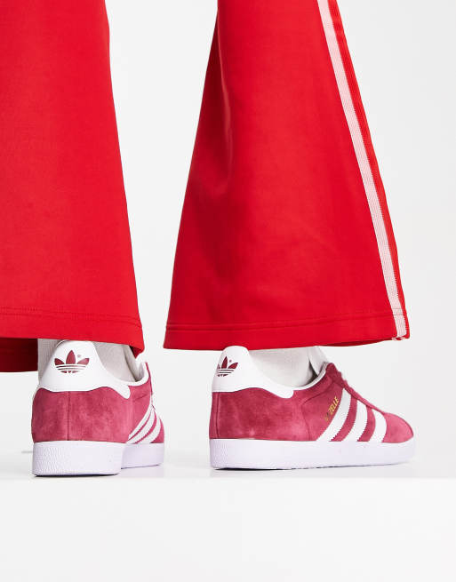 Adidas originals shop gazelle burgundy