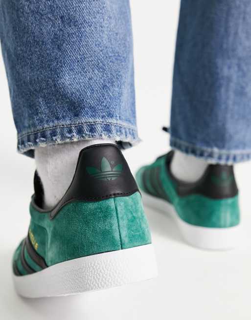 Adidas originals gazelle outlet sneakers green