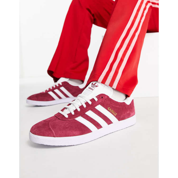 adidas Originals Gazelle sneakers in collegiate burgundy | ASOS