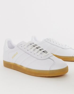 adidas Originals - Gazelle - Sneakers in gomma bianche | ASOS