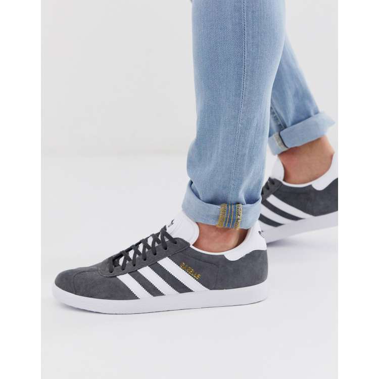 adidas Originals gazelle sneakers in gray | ASOS