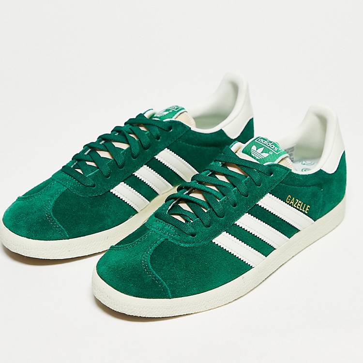 Occlusie baai Mysterie adidas Originals Gazelle Sneakers In Green | ASOS