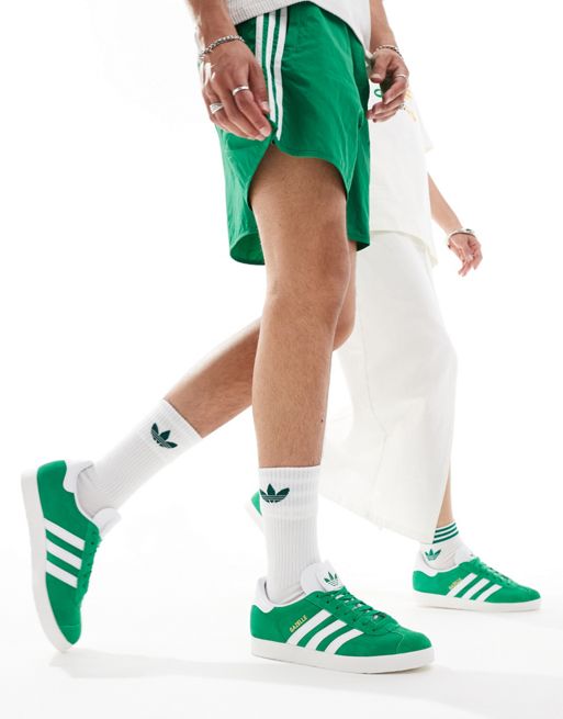 adidas Originals Gazelle Sneakers In Green