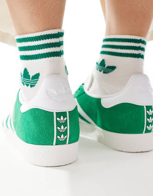 adidas Originals Gazelle sneakers in green | ASOS adidas Originals Gazelle sneakers in green | ASOS